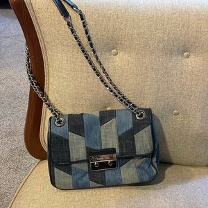 Michael Kors multi denim crossbody bag
